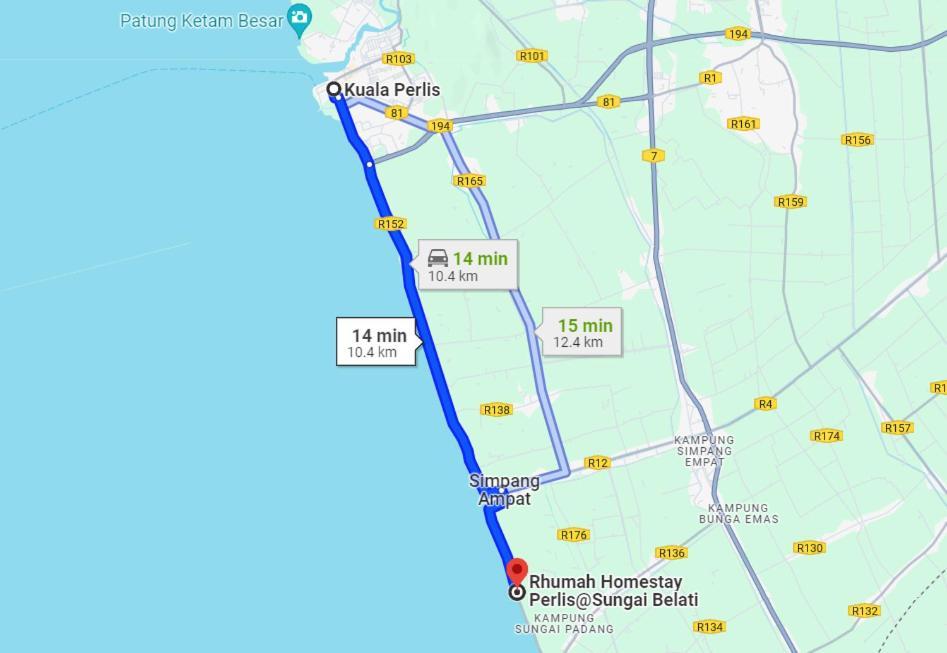 Rhumah Sungai Belati Villa Simpang Empat  Екстериор снимка