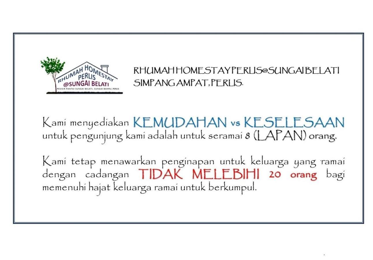 Rhumah Sungai Belati Villa Simpang Empat  Екстериор снимка